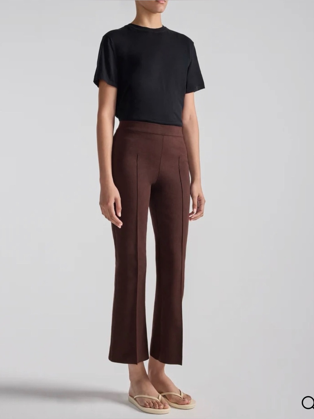 high sport kick pant chocolate brown XS